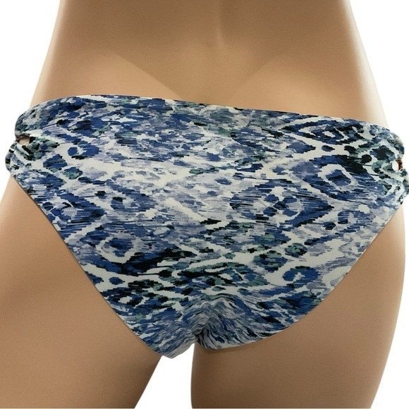 Gypsy Sunset Fit X Detail Blue Patterned Women's Swim Bottom Size Small - Picture 3 of 7